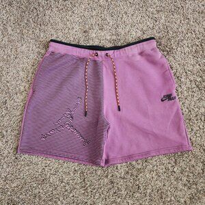 Nike Air Jordan Shorts Fleece Jumpman Swoosh Sportswear Gym Basketball Shorts